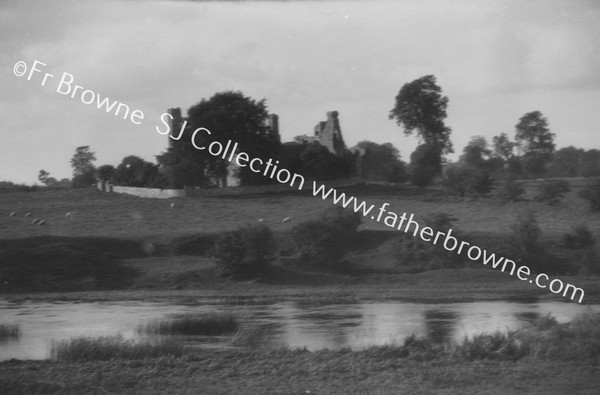 ABBEY FROM E. ACROSS RIVER BOYNE teLEPHOTO